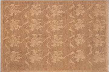 handmade Transitional Kafkaz Chobi Ziegler Tan Beige Hand Knotted RECTANGLE 100% WOOL area rug 8 x 10